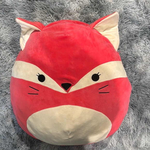 Squishmallows Red and Cream Fox Plush - Picture 4 of 5